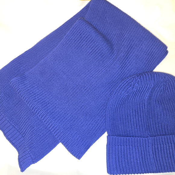 Buy Polo Ralph Lauren Blue Polo Bear Knit Hat & Scarf Gift  Polo by Ralph Lauren Blue and Yellow Patches Hat and Scarf Set